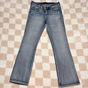 Buckle Black Boot Cut Jeans
